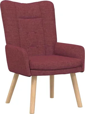 Obrázok produktu pre vidaXL Kreslo vínová červená 63 x 67 x 94 cm látka a preglejka