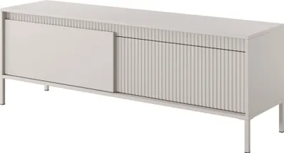 Produktbild von Furniture24 Fernsehschrank Senso - D Tv-Lowboard 154X54X40 Cm Mit 2 Klappen Unterschrank Beige