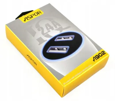 Produktbild von ASPOR A902 KFZ-Ladegerät 2x USB-A 2.4A
