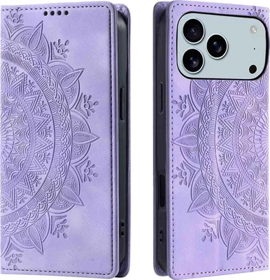 Immagine prodotto di Custodia per Apple iPhone 17 Pro Max Custodia del telefono cellulare Flip Case Cover Borsa Mandala