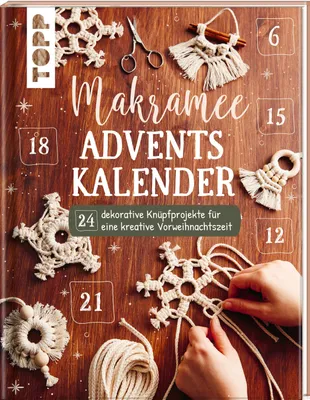 Produktbild von TOPP Verlag Makramee Adventskalender, Box, Freistehend, Mehrfarbig