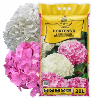 Image de Terreau hortensia 20 l - Haute qualité - Nutritif - Pour jardin et balcon - Terreau hortensia - Terreau fleurs