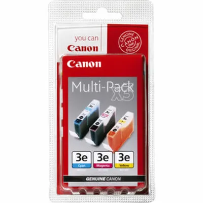 Produktbild von Canon BCI-3e C/M/Y, Tinte auf Pigmentbasis, 3 Stück(e), Multipack