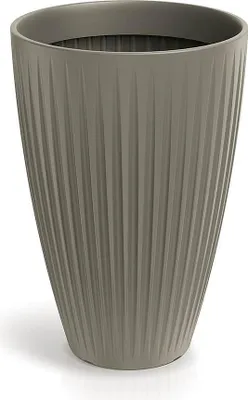 Produktbild von Blumentopf LATIA RUND HOCH 40 cm - Farbe: mokka