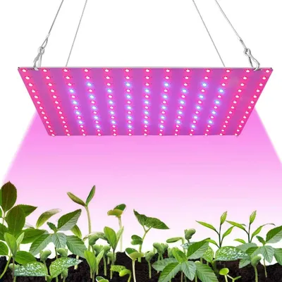 Produktbild von LED Pflanzenlampe 1000W Vollspektrum Hydroponische Anbaulampe Pflanzen Phyto Veg Blume Indoor Ultradünnes Panel Phyto Lampe