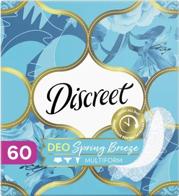 Image de Discreet, serviettes hygiéniques Spring Breeze, 60 pièces