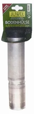 Produktbild von JUWEL Aluminium Bodenhülse für Wäschespinnen (für Rohre ø 50 mm, zum Einbetonier