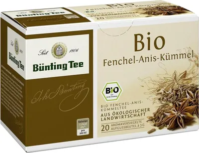 Obrázek produktu pro Bünting čaj fenyklový anýzový kmín 60g