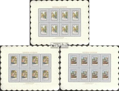 Produktbild von Briefmarken Liechtenstein 2004 Mi 1361Klb-1363Klb Kleinbogen (kompl.Ausg.) gestempelt Weihnachten