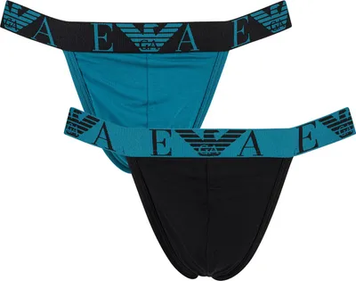 Produktbild von Emporio Armani Herren 2er-Pack Jockstraps, Mehrfarbig L