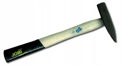 Produktbild von Jobi Schlosserhammer 1,5 kg mit Stahlkopf und Holzstiel für Werkstatt und Heimwerker