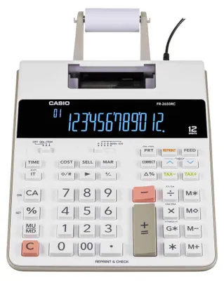 Obrázek produktu pro Casio FR-2650RC - Desktop - Druckrechner - 12 Ziffern - Schwarz - Weiß