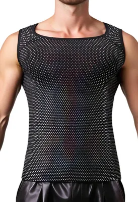 Productafbeelding van Heren Sequined Tanktop Mouwloos Zomer T-shirt S-XXL