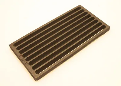 Image de Grille de poêle 16 x 32 cm Grille de cheminée Fonte