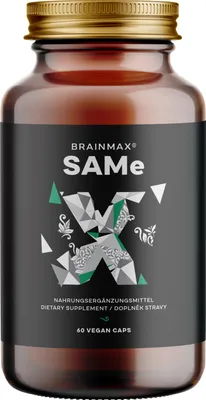 Obrázok produktu pre BrainMax SAMe, 400 mg, 60 vegetariánskych kapsúl