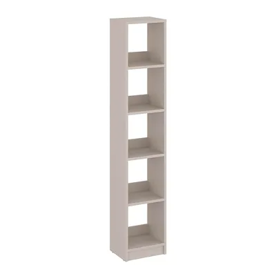 Produktbild von KOMTO Bücherregal Kaschmir– Schmales Regal 30 cm Breit, Book Shelf mit 5 Fächern, Standregal | LAKO 156 x 30 x 24 cm