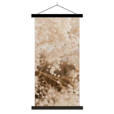 Produktbild von MuchoWow® Textilposter Pampasgras - Pflanze - Natur 90x180 cm mit schwarzem Rahmen - Dekoration Wohnzimmer