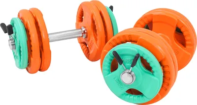 Produktbild von GORILLA SPORTS® Kurzhantelset 30kg - 2er Set, Gewichte 4 x 1,25kg / 8 x 2,5kg, 30mm, Gusseisen, Gummi Gripper, Federverschluss, Griff gerändelt - Hantelset, Kurzhanteln, Krafttraining