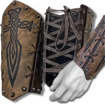 Produktbild von Lederarmbandschutz Mittelalterarmband 1 Stk