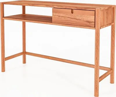 Produktbild von Schreibtisch Zola aus Kernbuche massiv 120x46 cm mit Schublade