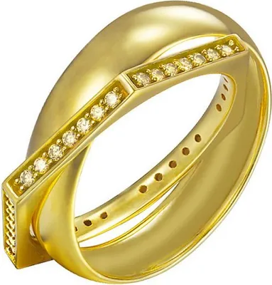 Produktbild von Joop Damen Ring Silber Gold Zirkonia Edged JPRG90779B, Ringgröße:55 (17.5 mm Ø)