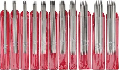 Produktbild von Famanu Stricknadelset Metall 2,0-6,5 mm - 55-teilig