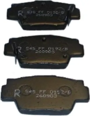 Produktbild von Japanparts PP-499AF Bremsbelagsatz, Scheibenbremse - (4-teilig)