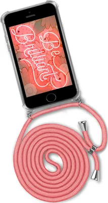 Produktbild von TWIST-Case + TWIST-Cord für iPhone 5S / 5 / iPhone SE, Farbe:Kooky Flamingo (Silber)