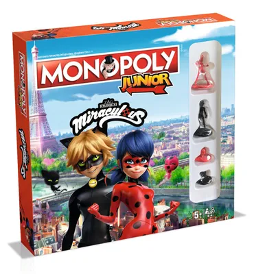 Zdjęcie produktu dla Monopoly Junior Miraculous gra planszowa gra planszowa niemiecki