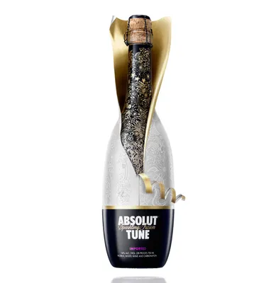 Produktbild von Absolut Tune Sekt Vodka 0,75L 14% vol – Limited Edition 2012 – Schaumwein-Mix mit Absolut Wodka & Sauvignon Blanc in eleganter Champagnerflasche