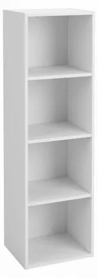Immagine prodotto di Libreria Scaffale 4 Vani Mobile Soggiorno Ufficio Casa 30x24x106 Cm.Colore:Bianco