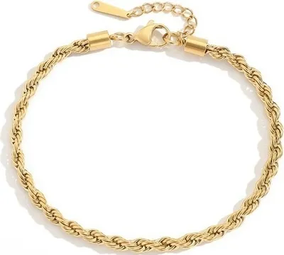 Image de Bracelet de cheville doré moderne et élégant KP20870