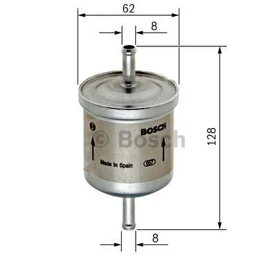 Produktbild von Bosch Kraftstofffilter  0 450 905 904