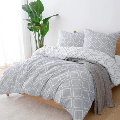 Produktbild von Famanu Bettwäsche 155 x 220 Mikrofaser 3-teilig - Bettbezug 155 x 220 Winterbettwäschesets mit Reißverschluss, 2 Kissenbezüge 80 x 80 cm,