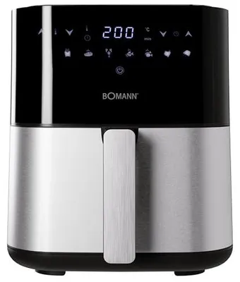 Productafbeelding van Bomann® Heißluchtfriteuse XXL - 5 liter | Heißlucht voor vetvrij frituren | 360° luchtcirculatie | Heißluchtfriteuse met touchscreen | FR 6069 H CB