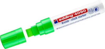 Produktbild von Kreidemarker edding 4090 4-15mm hellgrün Packung mit 5 Stück