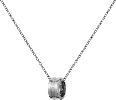 Imagen del producto de Collares. Collar con dije Daniel Wellington, plateado. Colección Elan, para mujer