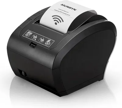Zdjęcie produktu dla Termiczna drukarka paragonowa 80 mm, USB, Ethernet, drukarka paragonów do kuchni, supermarketu, z automatycznym nożem, kompatybilna z systemami Windows/Mac/Linux, obsługująca protokół ESC/PO