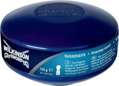 Immagine prodotto di Il sapone da barba Wilkinson in barattolo assicura una rasatura accurata 125g