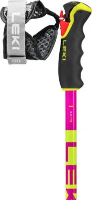 Produktbild von Leki Spitfire Vario 3D Unisex Skistöcke verstellbar Ski Poles pink/gelb 0