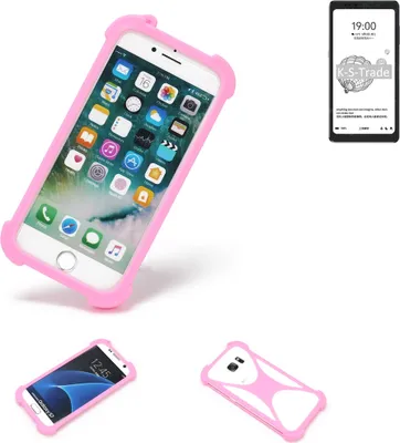 Produktbild von K-S-Trade Handy Hülle kompatibel mit HiSense A9 Schutz Hülle Bumper Silikon Schutz Hülle Cover Case Silikoncase Silikonbumper TPU Softcase