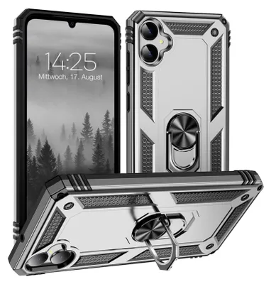 Produktbild von Armor Outdoor Handyhülle für Samsung Galaxy A05 Handy Panzer Case Cover Schutzhülle Farbe: Silber