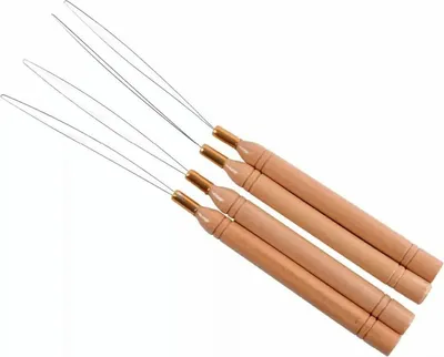 Produktbild von Mikroring-Schlaufen - Mikroring-Nadeln (4 Stück) - Haarverlängerungen - Auffädeln - Perlen