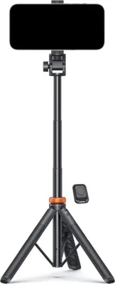 Image de Perche à selfie Bluetooth Tech-Protect avec télécommande, 148 cm - Noire