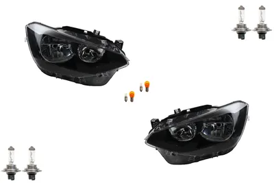 Produktbild von Scheinwerfer passend für BMW 1er F20 F21 10-15 Leuchtmittel Satz L R 63117229671 7229671 63117229672 7229672 Johns