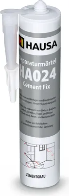 Produktbild von HAUSA Reparaturmörtel HA024 Cement Fix für Innen und Außen zementgrau 1 x 310ml