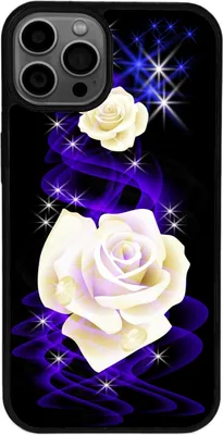 Produktbild von TPU Silikon Hülle für iPhone 17 PRO Handy Cover Case Schutzhülle Handyhülle Bumper MOTIV 298 Rosen Weiß