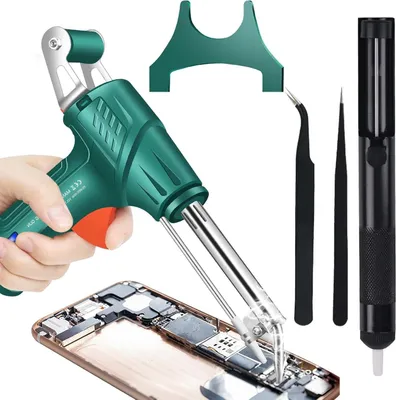 Image de Kit de fer à souder - Fer à souder électrique - Pour la réparation d'électronique - Chauffage rapide - 60W - Spécifications non précisées