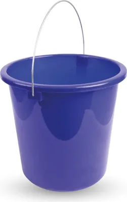 Produktbild von Eimer (1 Stück) Haushaltseimer, 10 Liter, in vers. Farben, Putzeimer aus Stabilem Kunststoff, lebensmittelecht, BPA-frei, EU (Dunkelblau)