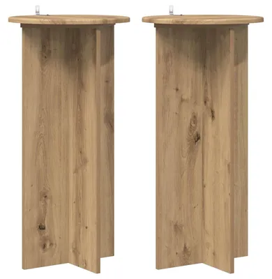 Obrázek produktu pro vidaXL Stojan na květiny, 2 ks, dub Artisan, 40 x 40 x 80 cm